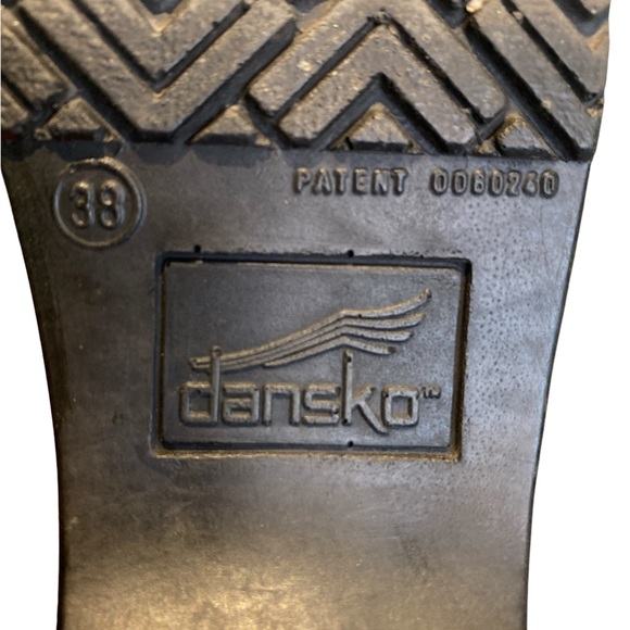 Dansko  black leather slip-on mules womens 7.5 - Picture 7 of 7